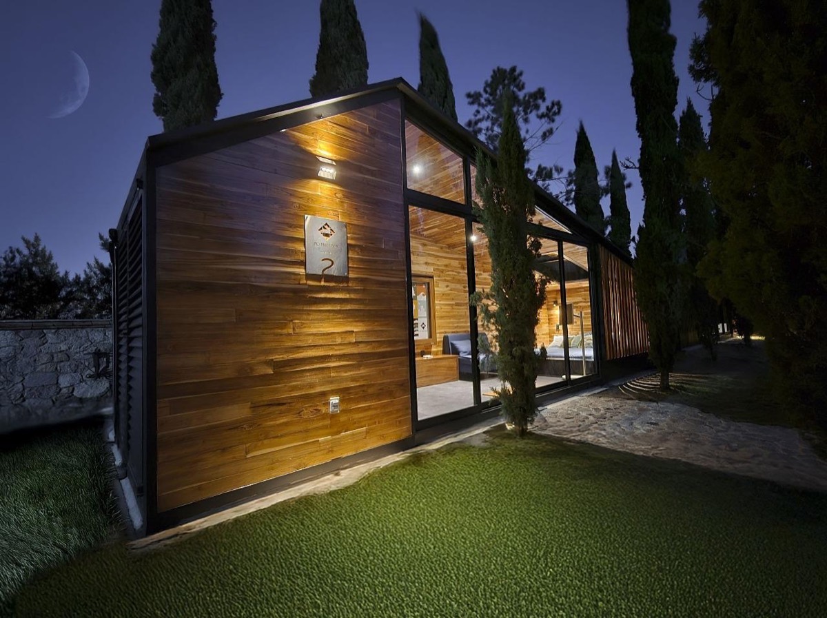 Glamping de noche